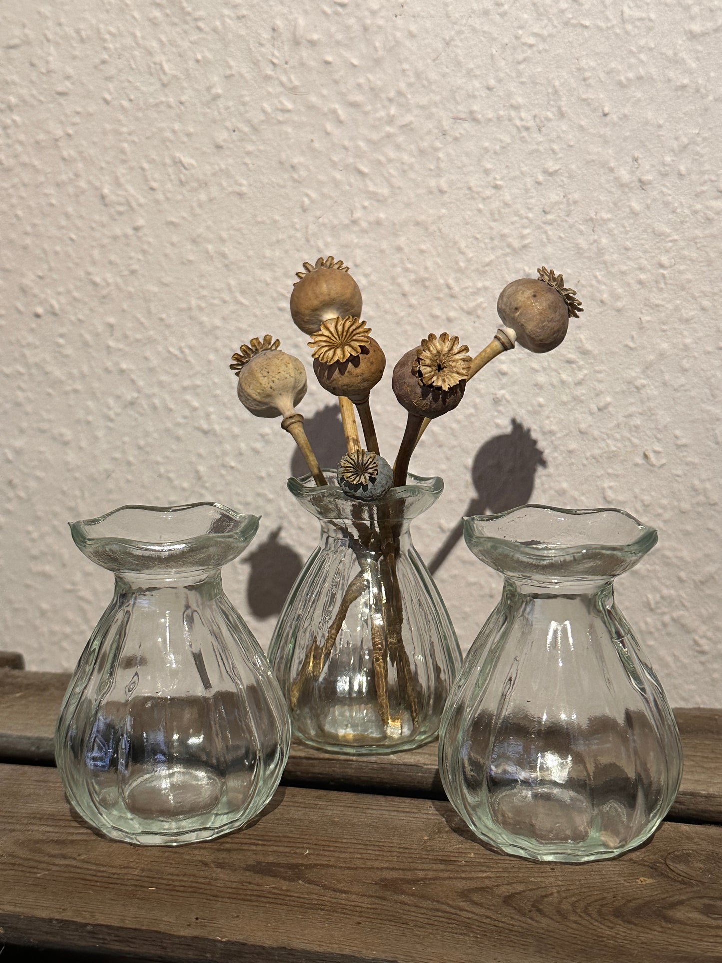 Glass 'Fleur' Bud Vase