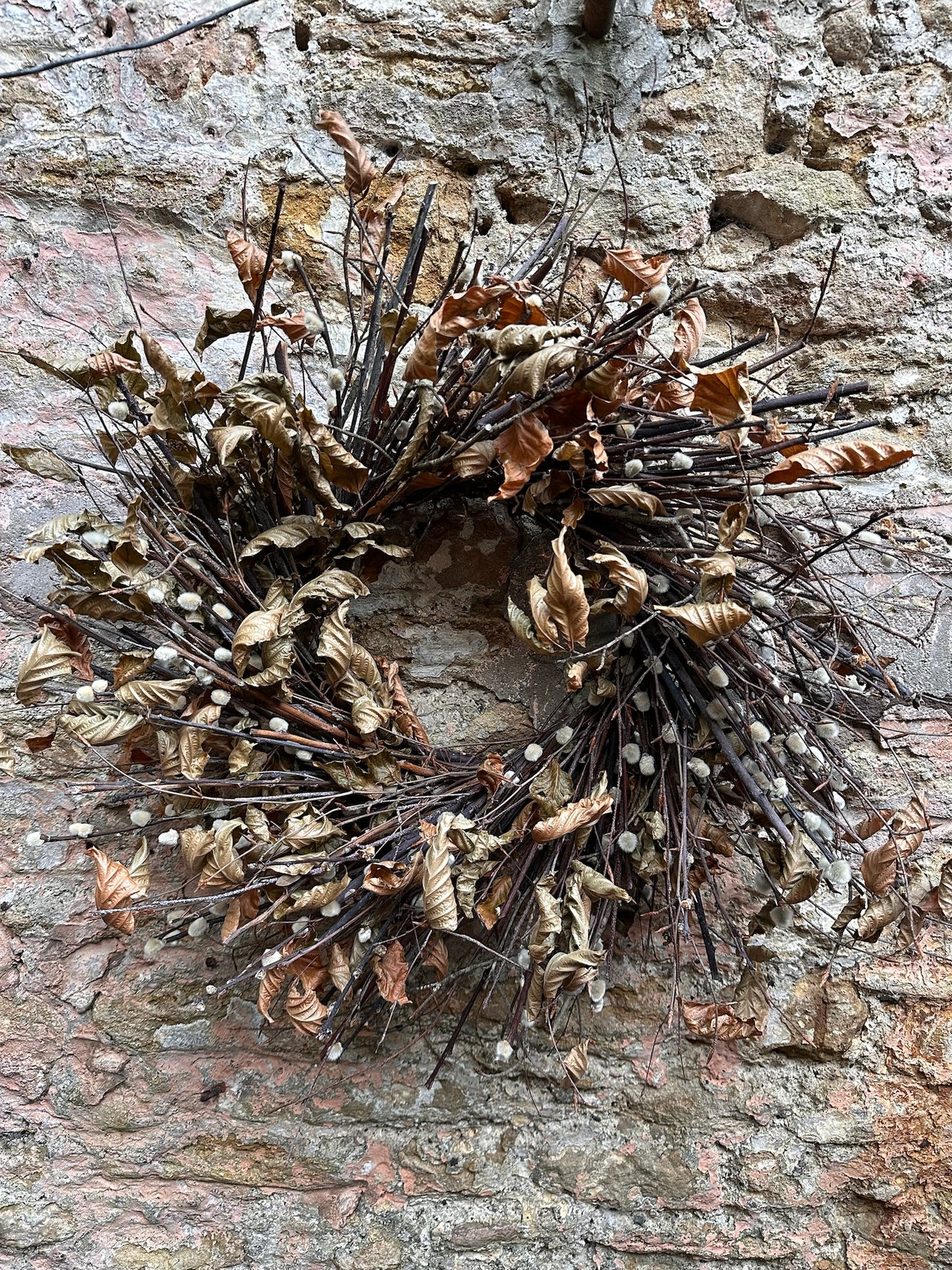 Bespoke Monthly Wreath - Willow and Beech Wreath