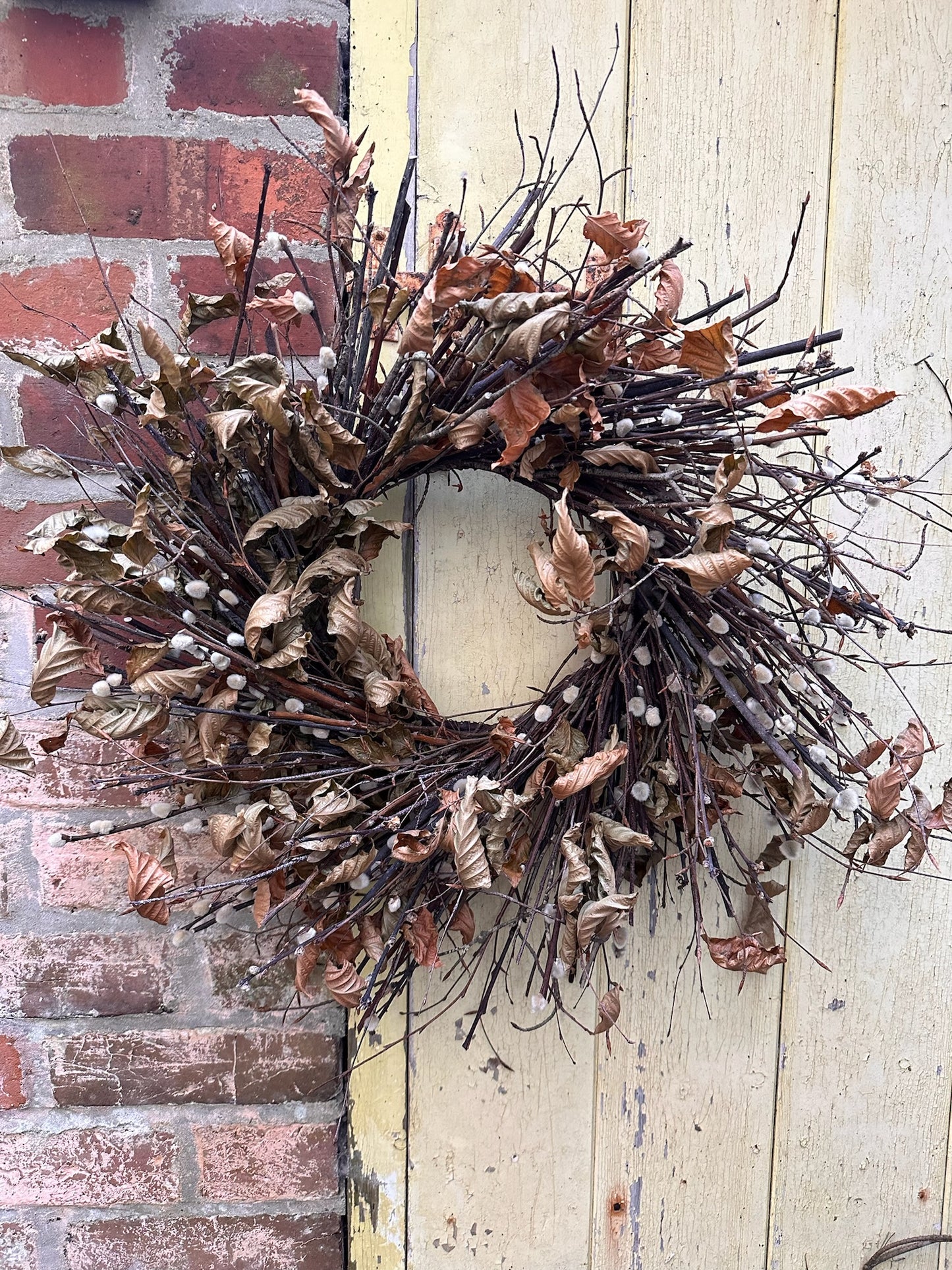 Bespoke Monthly Wreath - Willow and Beech Wreath