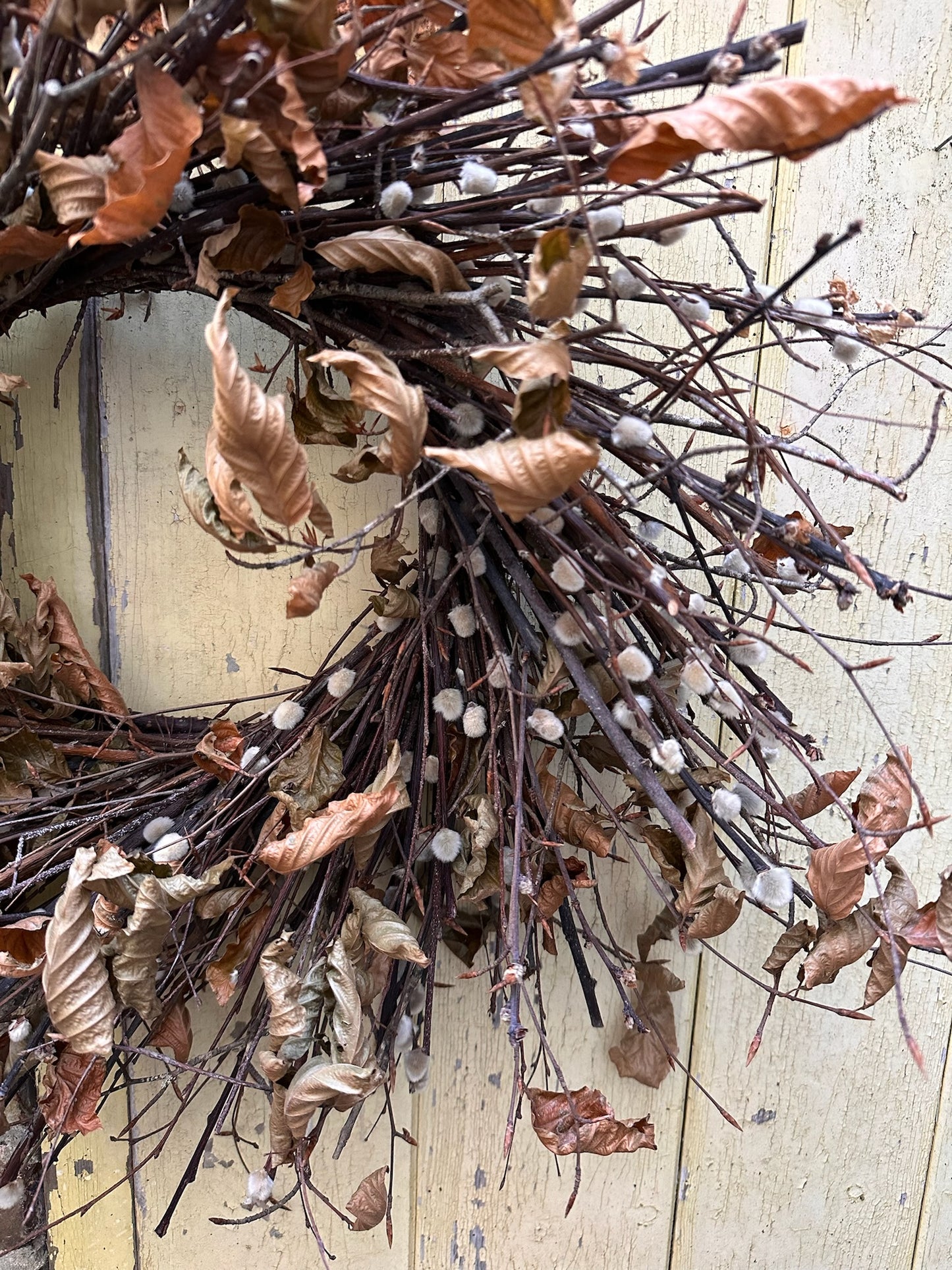 Bespoke Monthly Wreath - Willow and Beech Wreath
