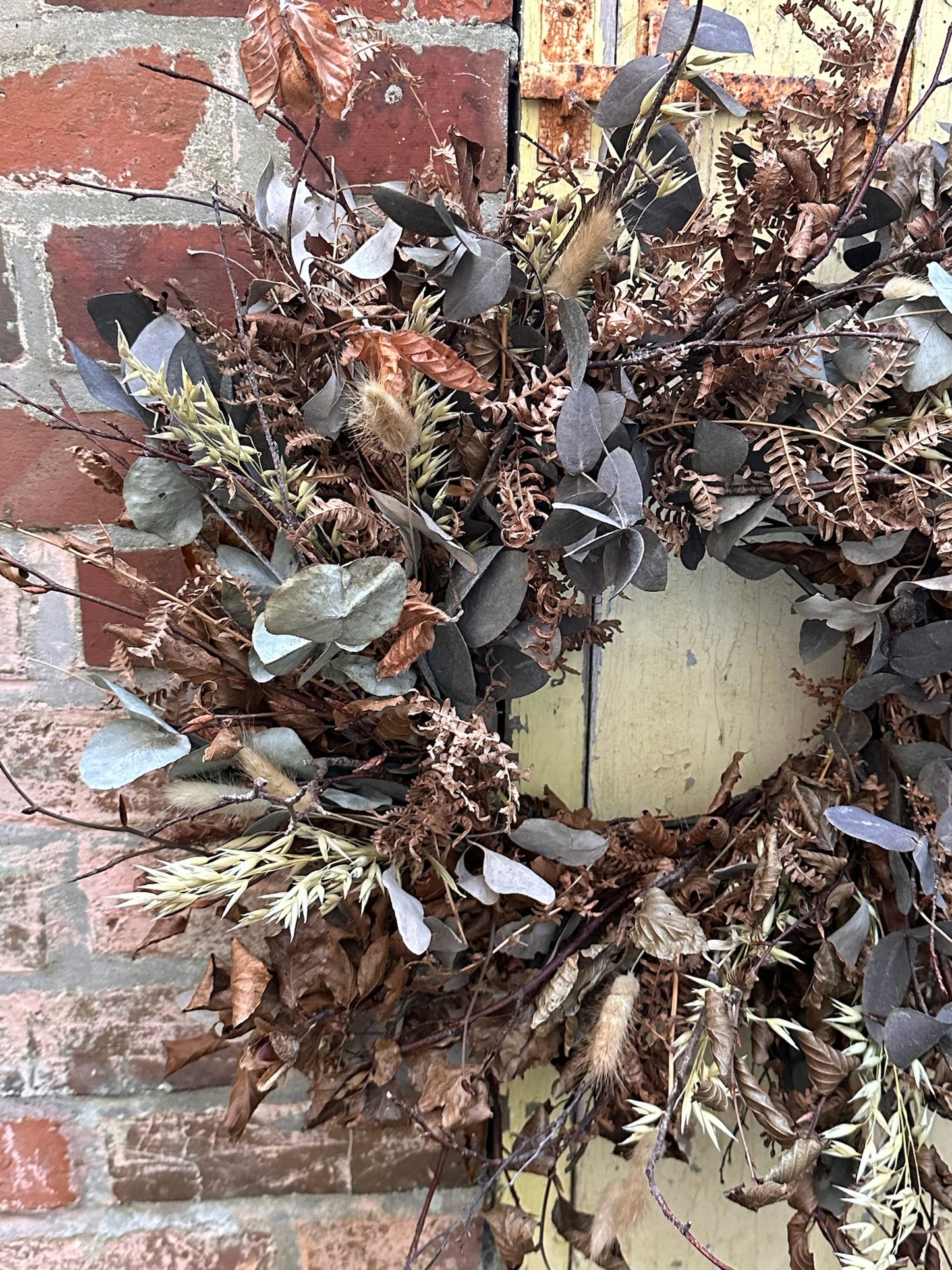 Bespoke Monthly Wreath - Dried Leaves & Flora