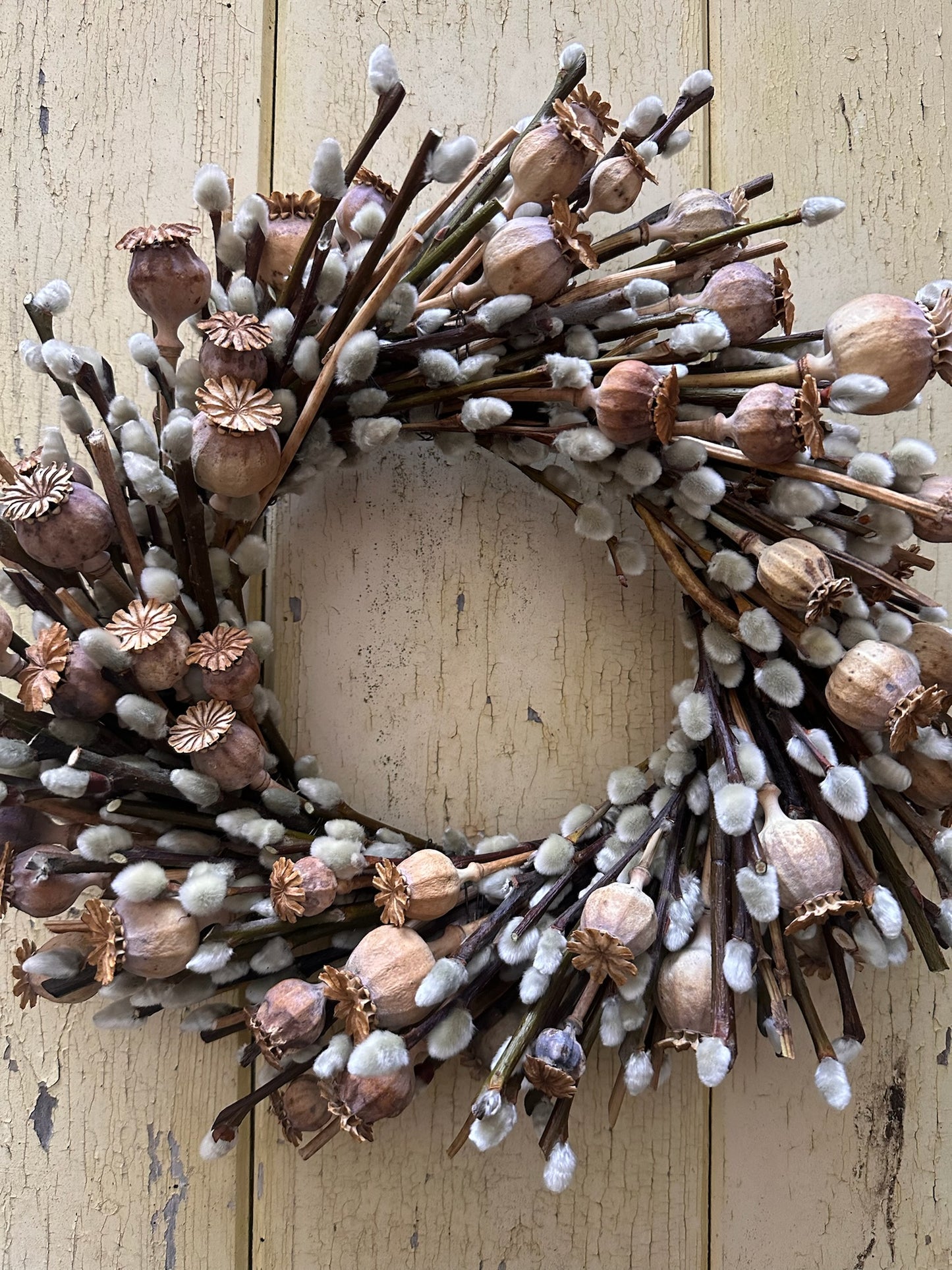 Bespoke Monthly Wreath - Willow & Poppy Seeds