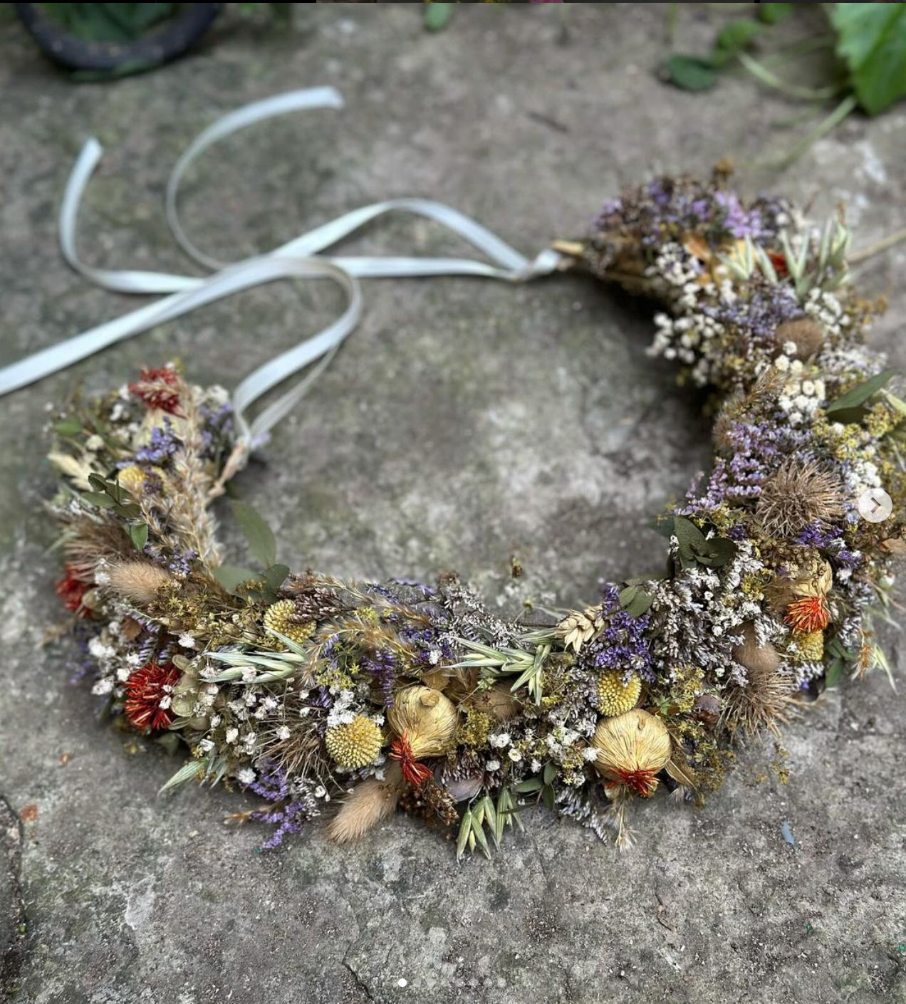 Dried Head Garland