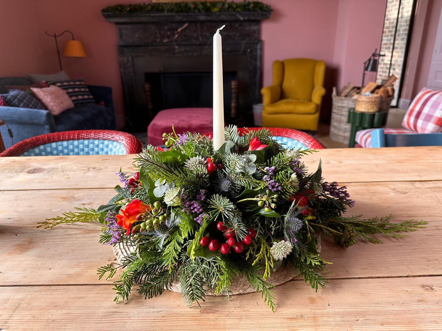 Christmas Table Arrangement